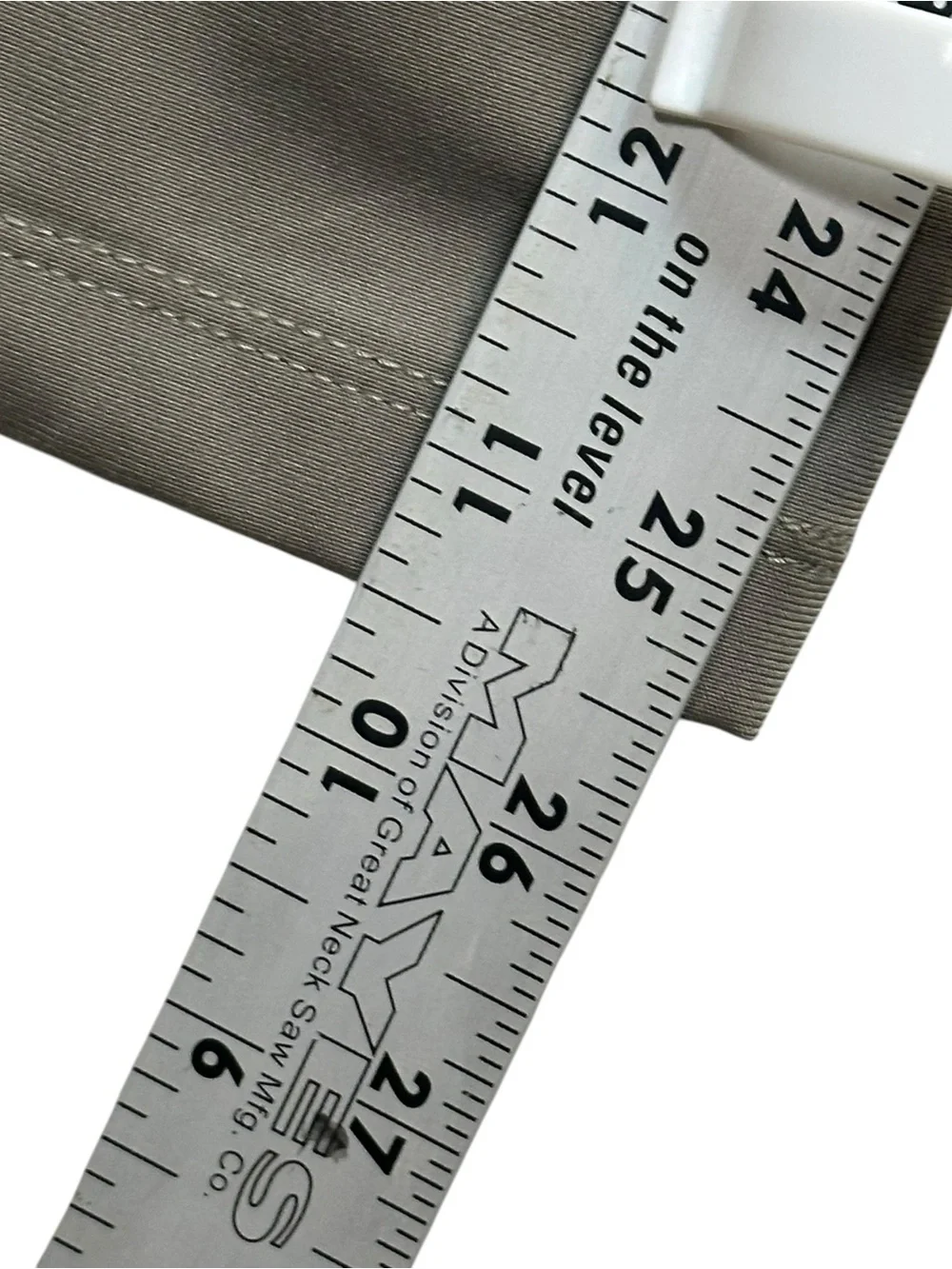 Lululemon Men’s ABC 5-Pocket Pants Size 38 Gray Green Stretch Technical Casual
